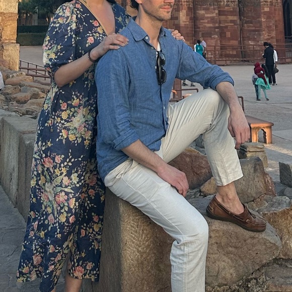 Zimmermann Zinnia navy floral linen dress - Picture 5 of 6